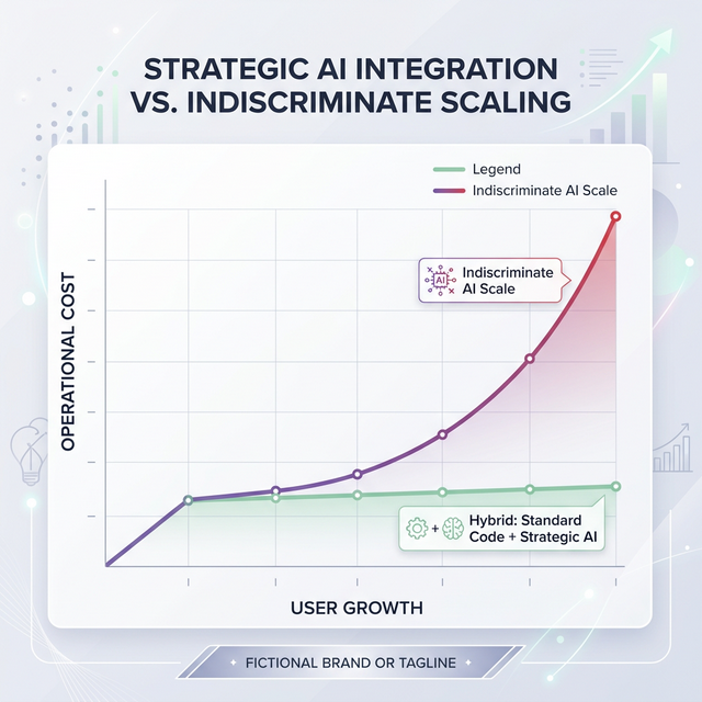 AI Cost Scaling Infographic
