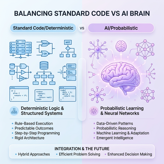 Standard Code vs AI Brain