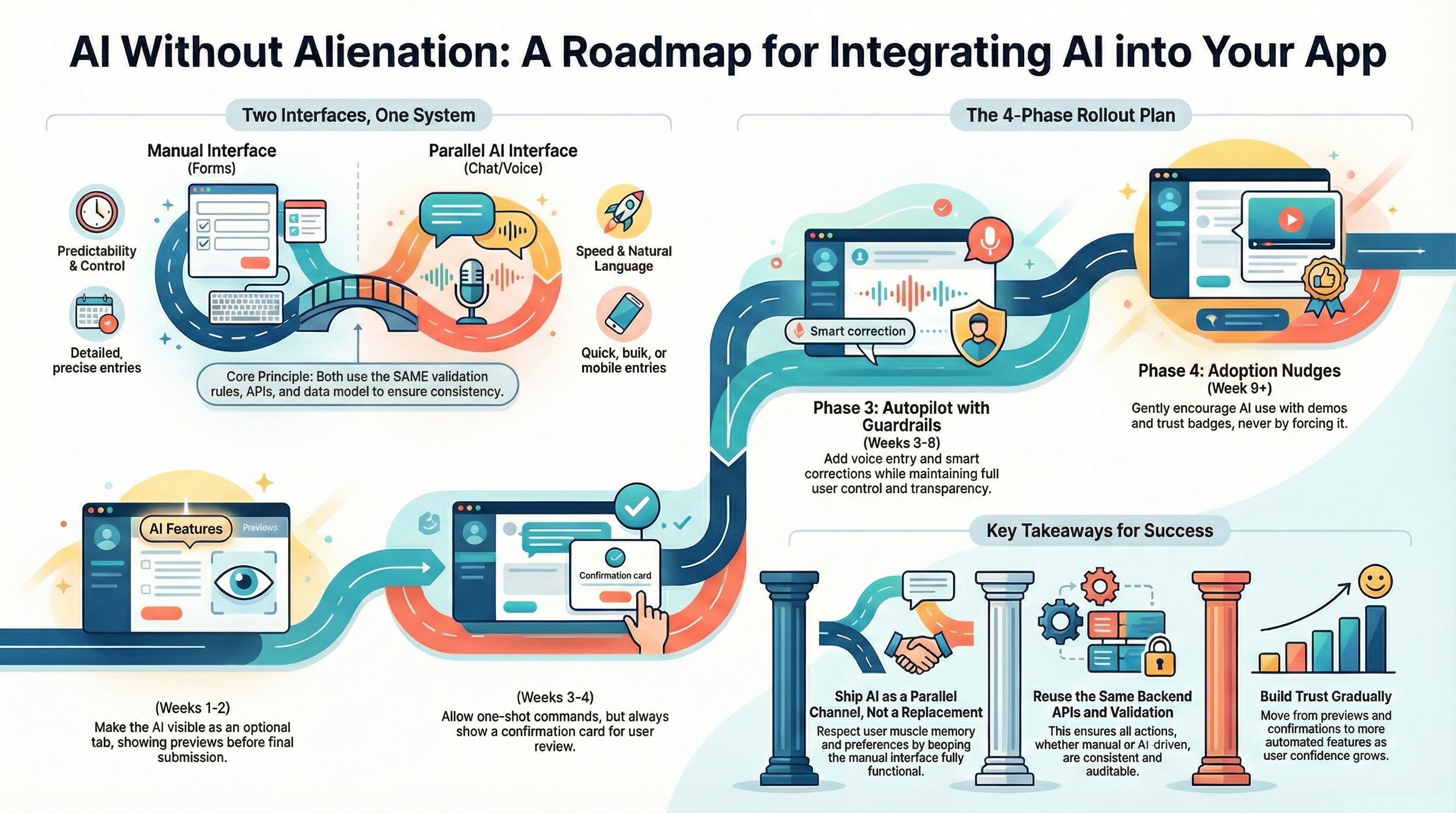 Roadmap Approach: Parallel AI Integration Strategy